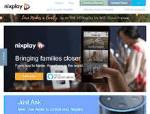 Tablet Screenshot of nixplay.com